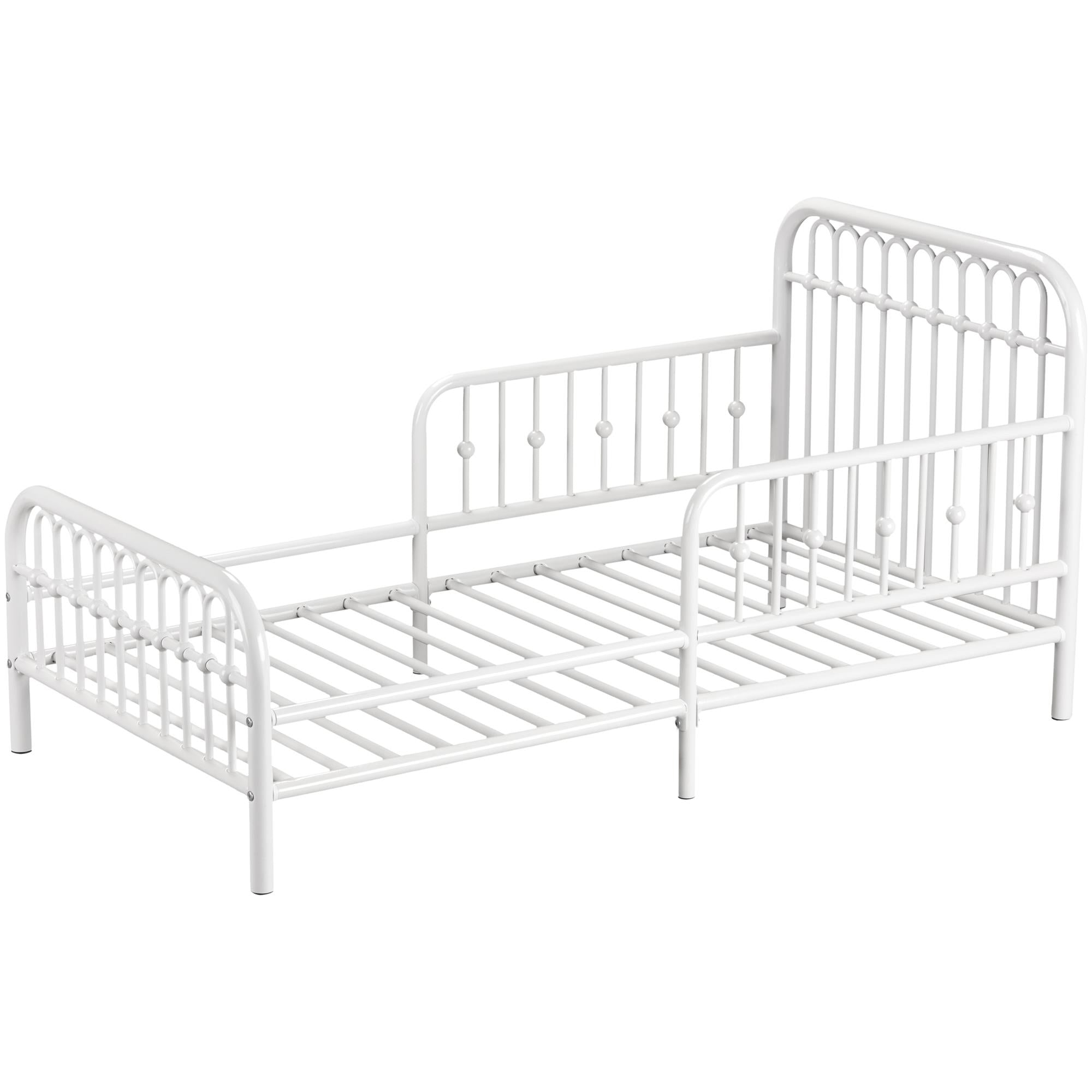 Little Seeds Monarch Hill Ivy Metal Toddler Bed - White