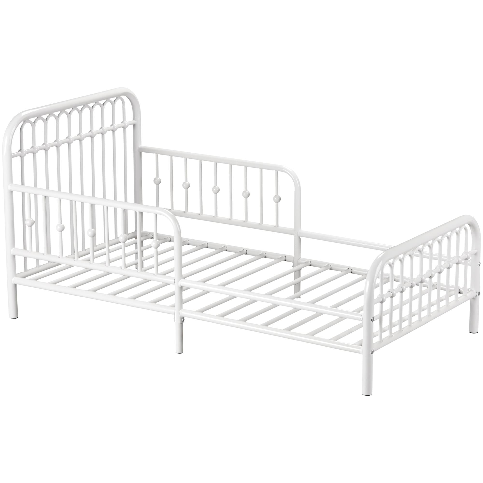 Little Seeds Monarch Hill Ivy Metal Toddler Bed - White