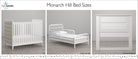 Little Seeds Monarch Hill Ivy Metal Toddler Bed - White