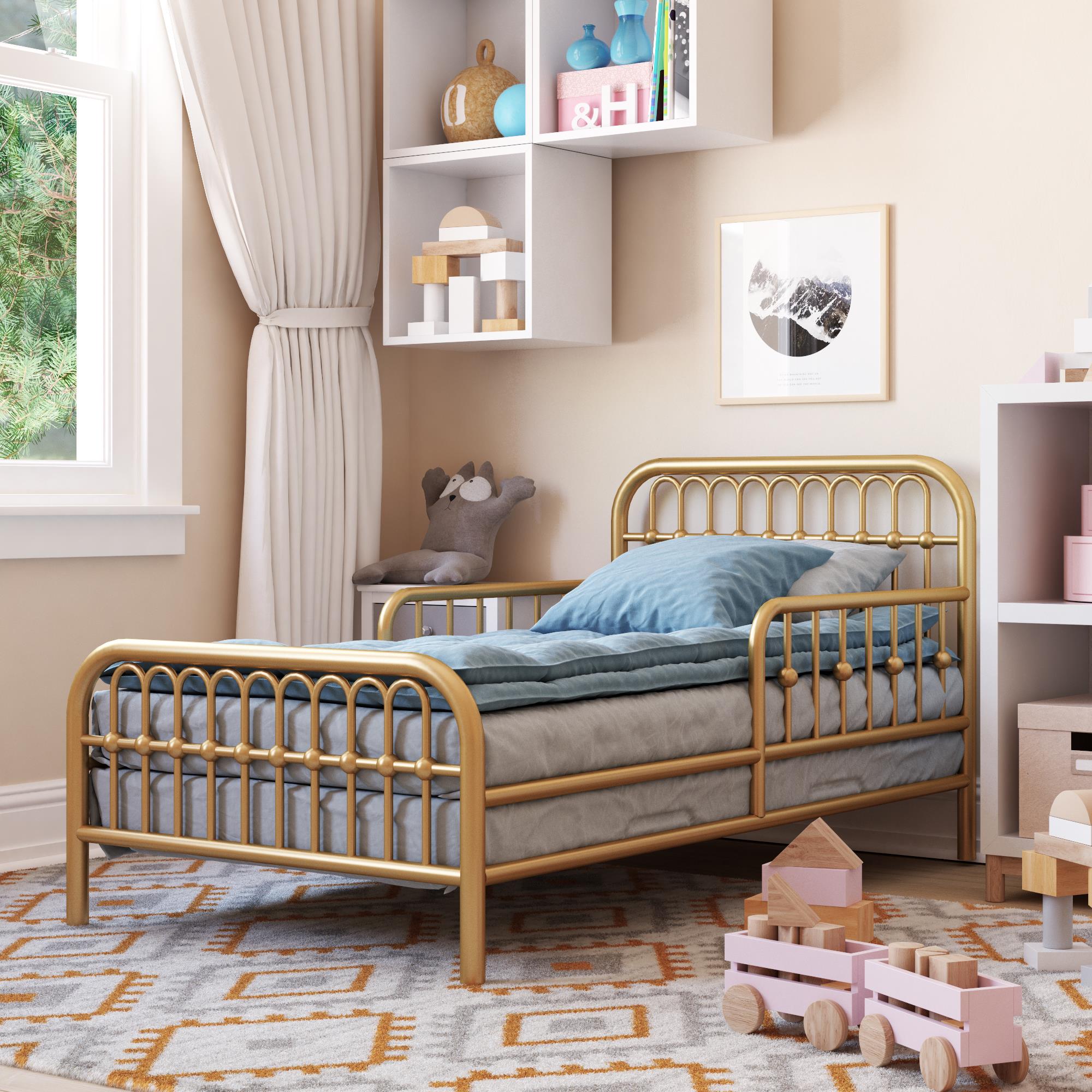 Little Seeds Monarch Hill Ivy Metal Toddler Bed - Gold