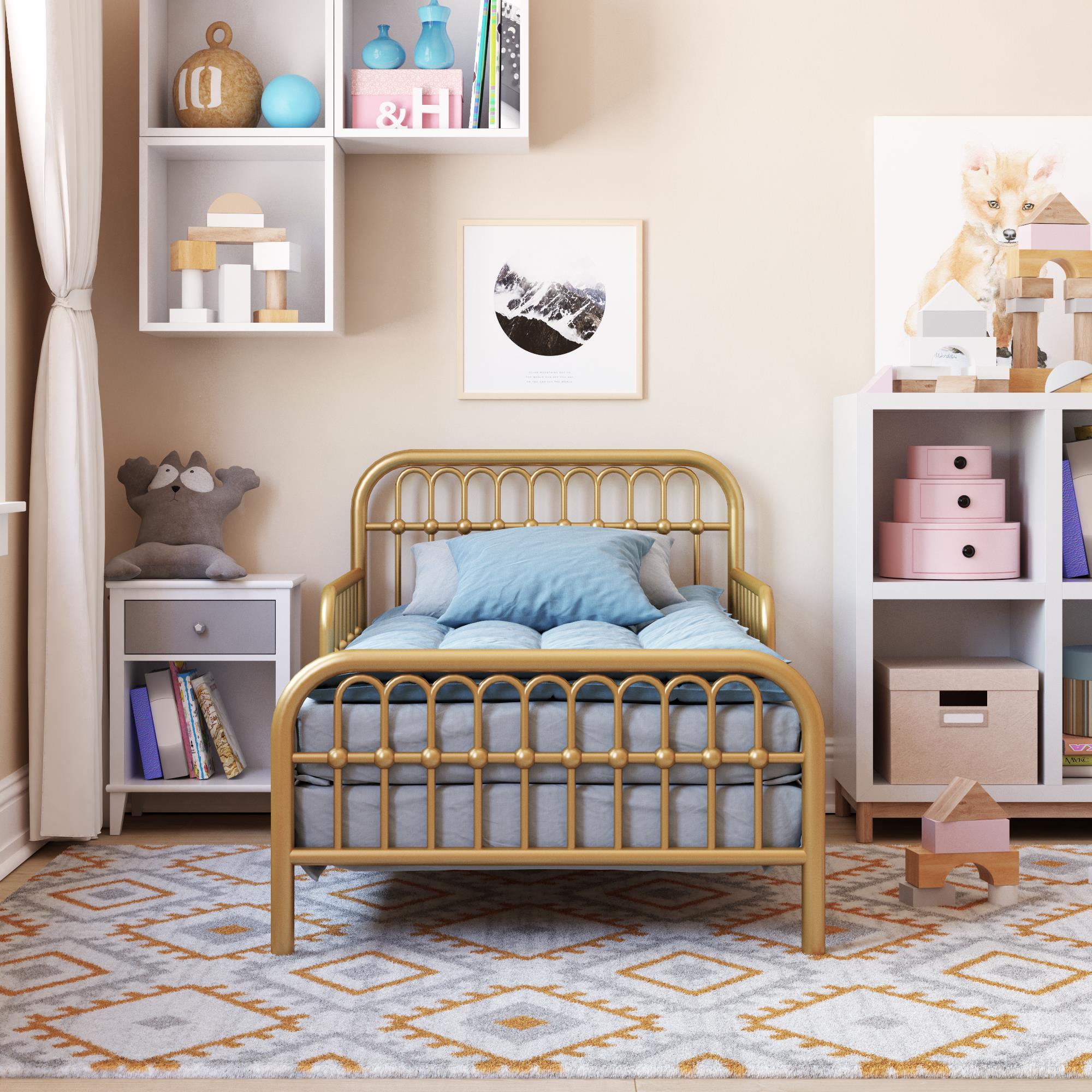 Little Seeds Monarch Hill Ivy Metal Toddler Bed - Gold