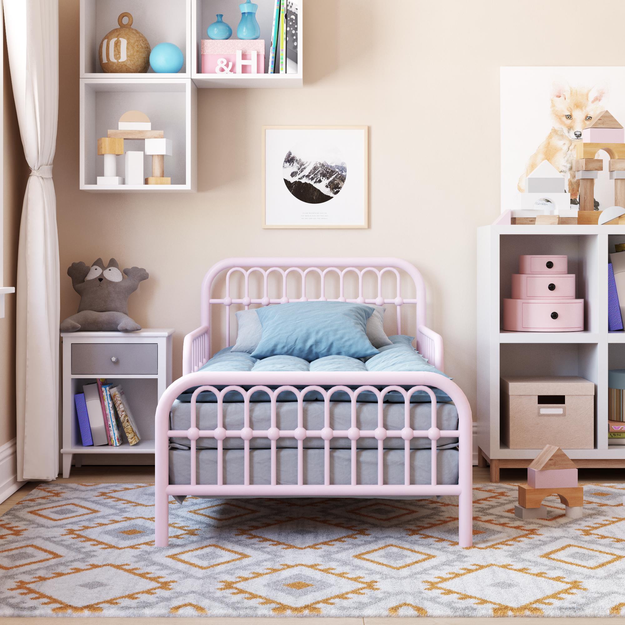 Little Seeds Monarch Hill Ivy Metal Toddler Bed - Pink