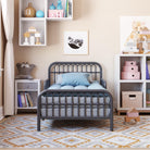 Little Seeds Monarch Hill Ivy Metal Toddler Bed - Graphite Grey