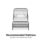 Little Seeds Monarch Hill Ivy Metal Toddler Bed - Graphite Grey