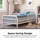 Little Seeds Monarch Hill Ivy Metal Toddler Bed - White