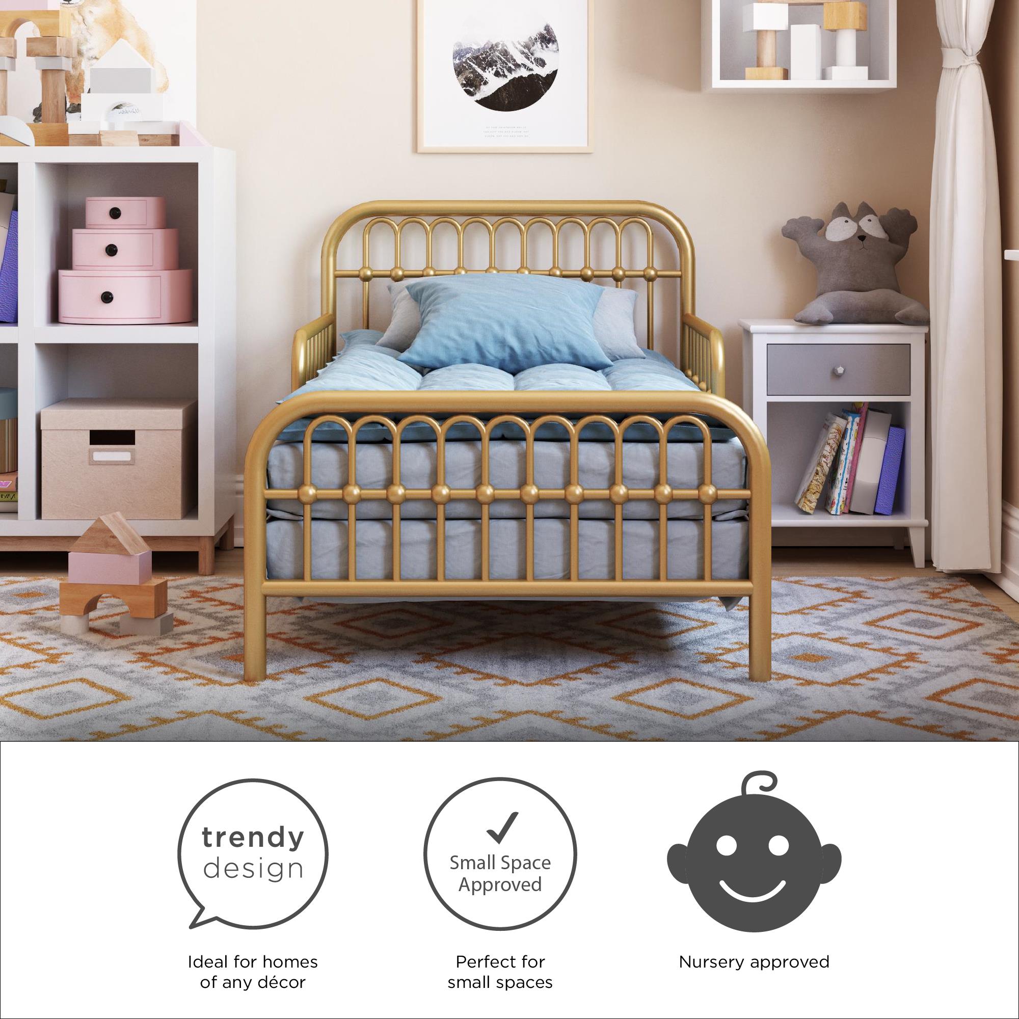 Little Seeds Monarch Hill Ivy Metal Toddler Bed - Gold