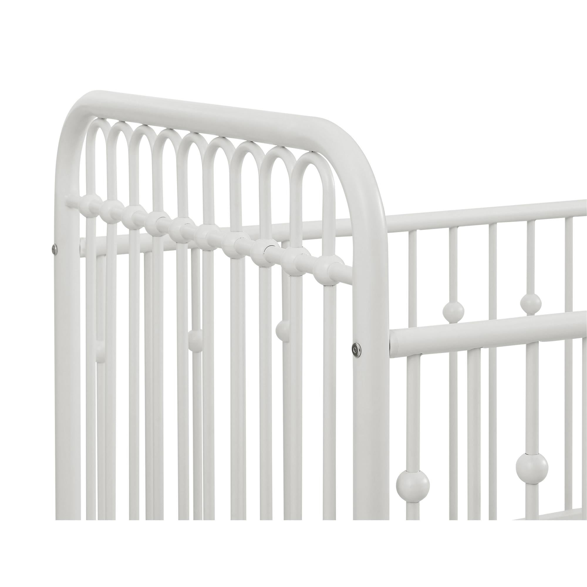 Little Seeds Monarch Hill Ivy Metal Baby Crib - White