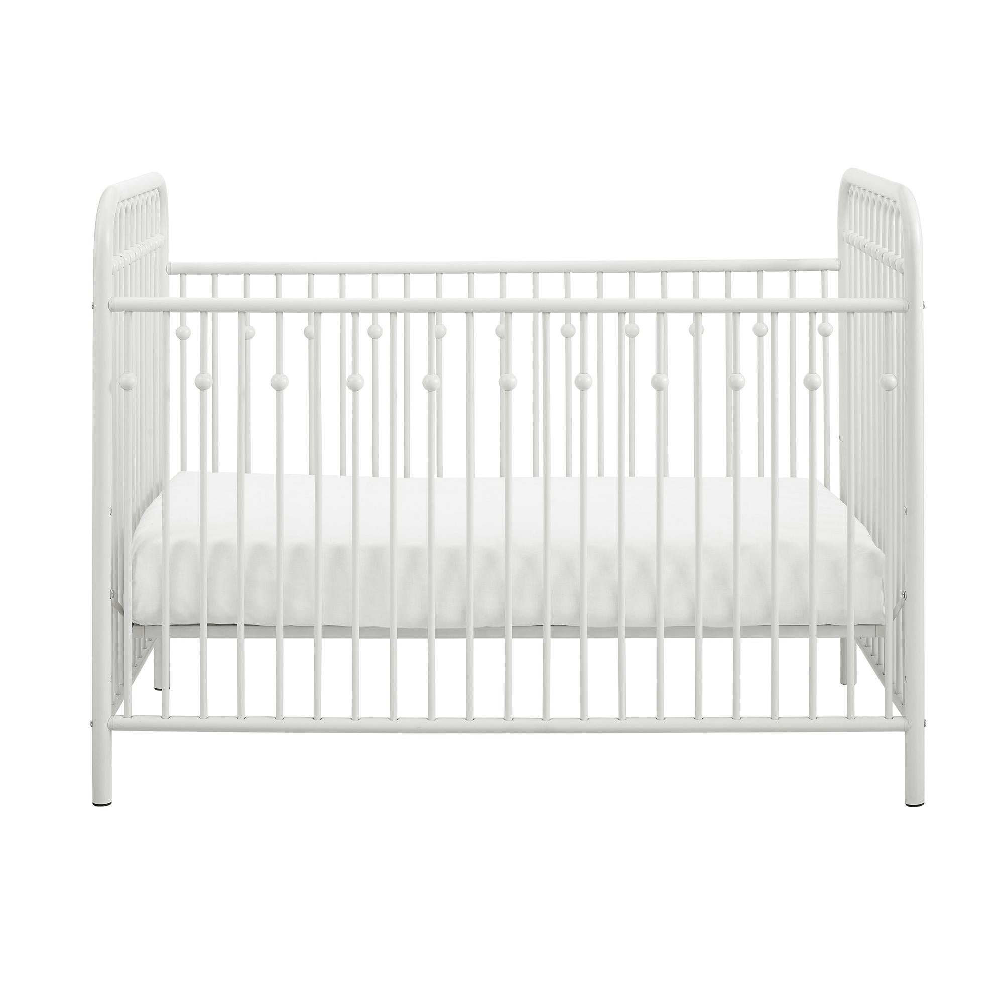 Little Seeds Monarch Hill Ivy Metal Baby Crib - White