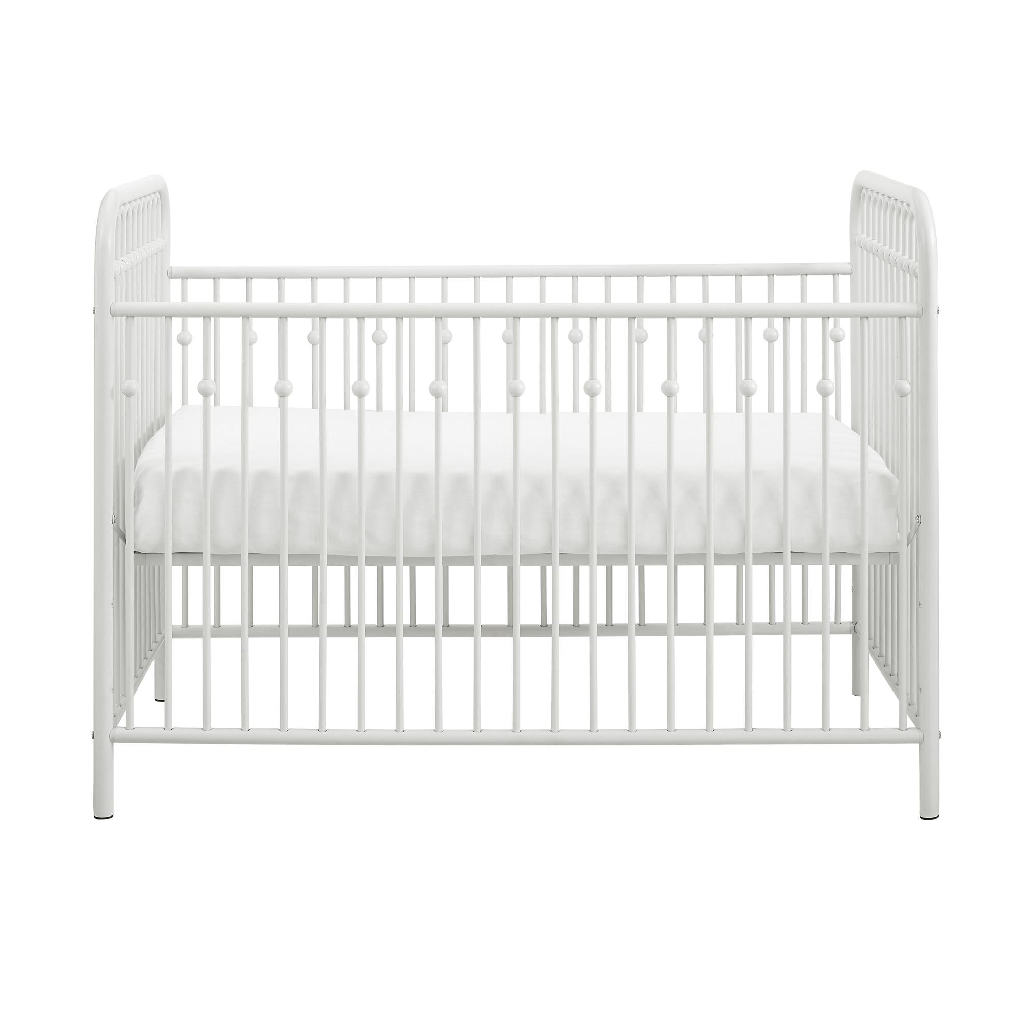 Little Seeds Monarch Hill Ivy Metal Baby Crib - White
