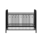 Little Seeds Monarch Hill Ivy Metal Baby Crib - Black