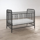 Little Seeds Monarch Hill Ivy Metal Baby Crib - Black