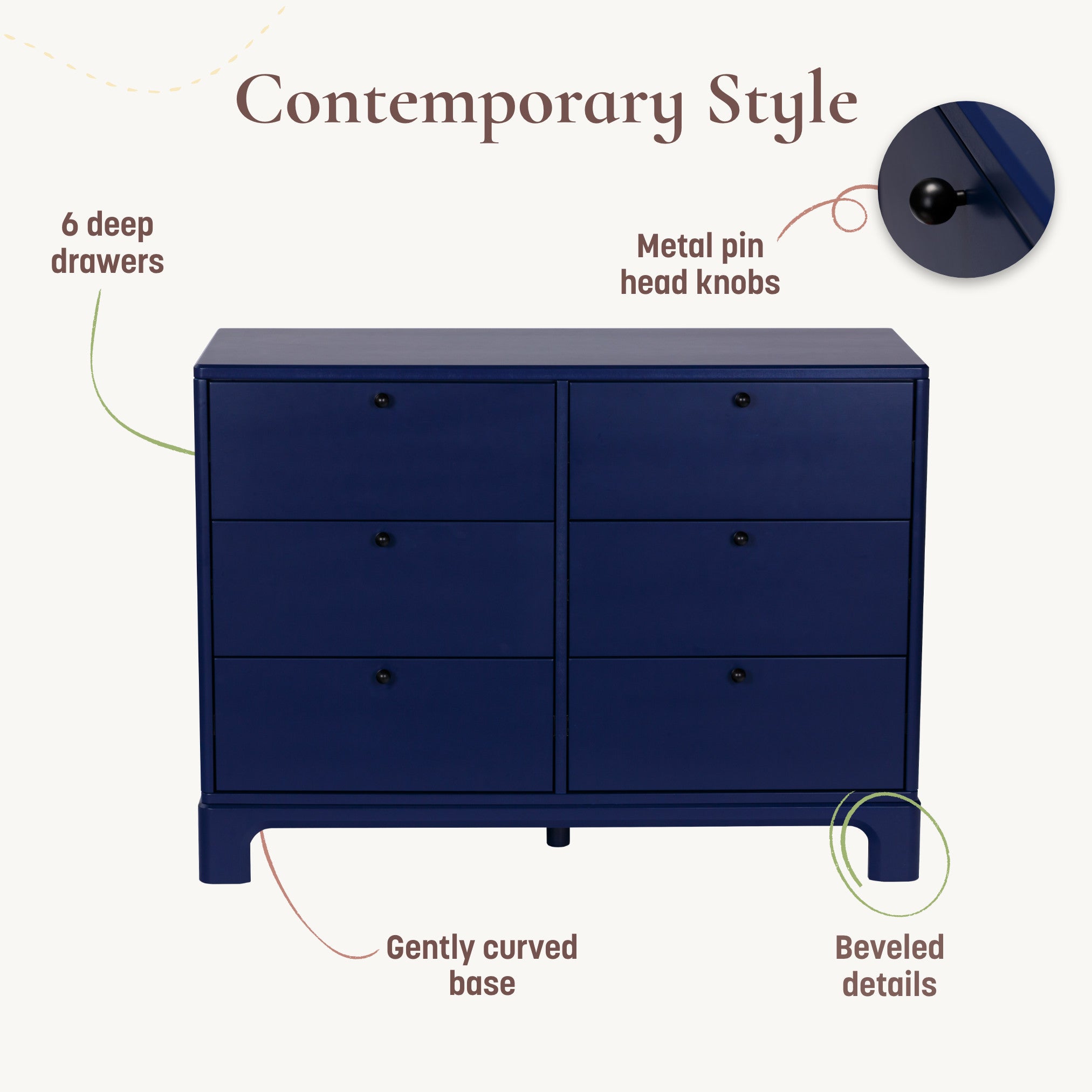 Posey Double Dresser from the Posey Nusery collection by Little Seeds