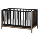 Laurel 4-in-1 Convertible Crib - Black/Chestnut