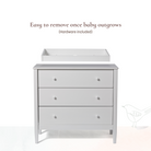 Single Topper - easy to remove once baby outgrows (hardware included)