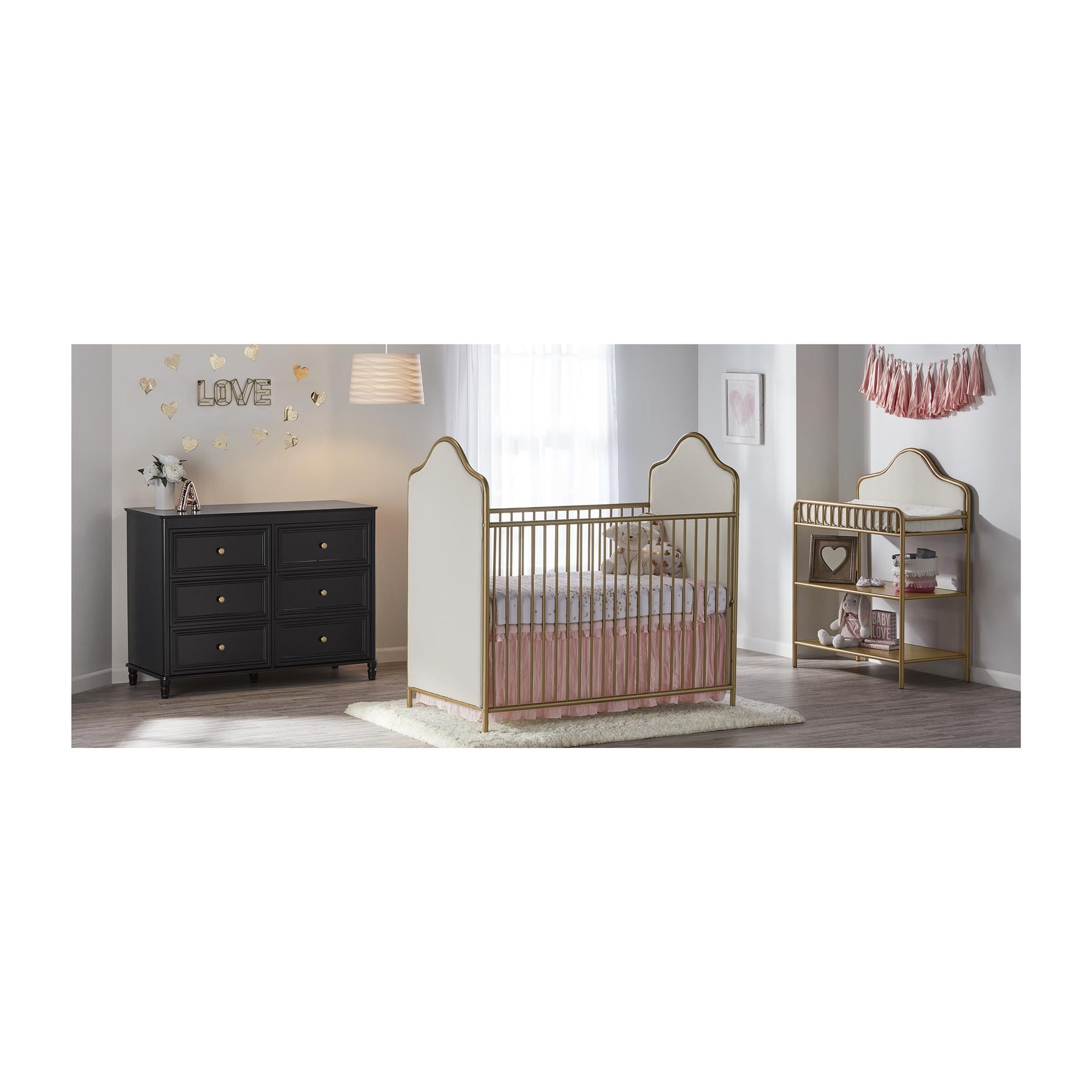 Piper 6 Drawer Dresser - Black