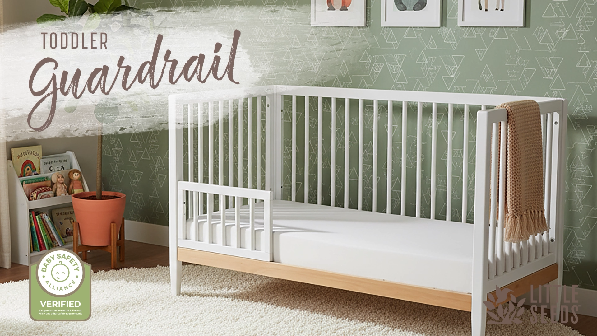 Toddler Guardrail - product features video